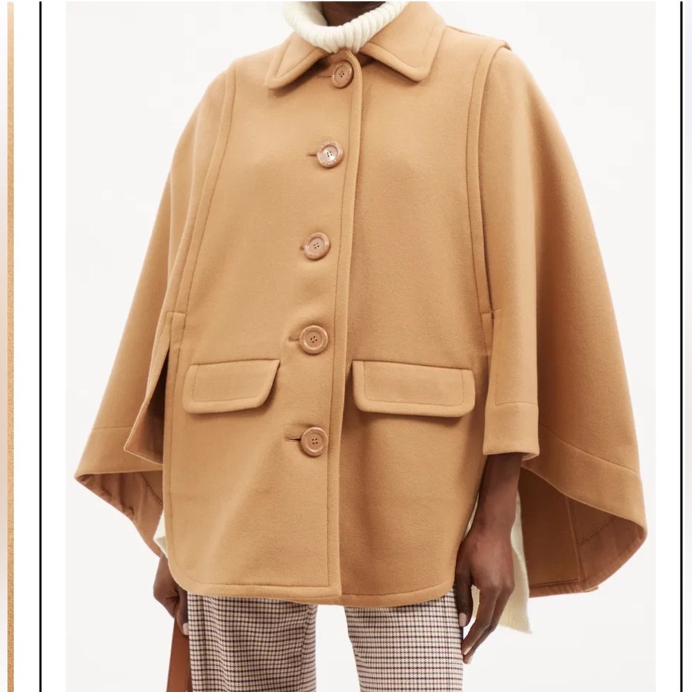 See By Chloe Tan cape coat